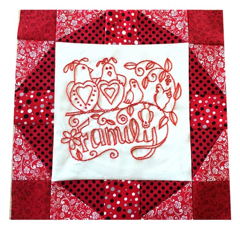 Quilt Pattern Series: Words to Live By- FAMILY!