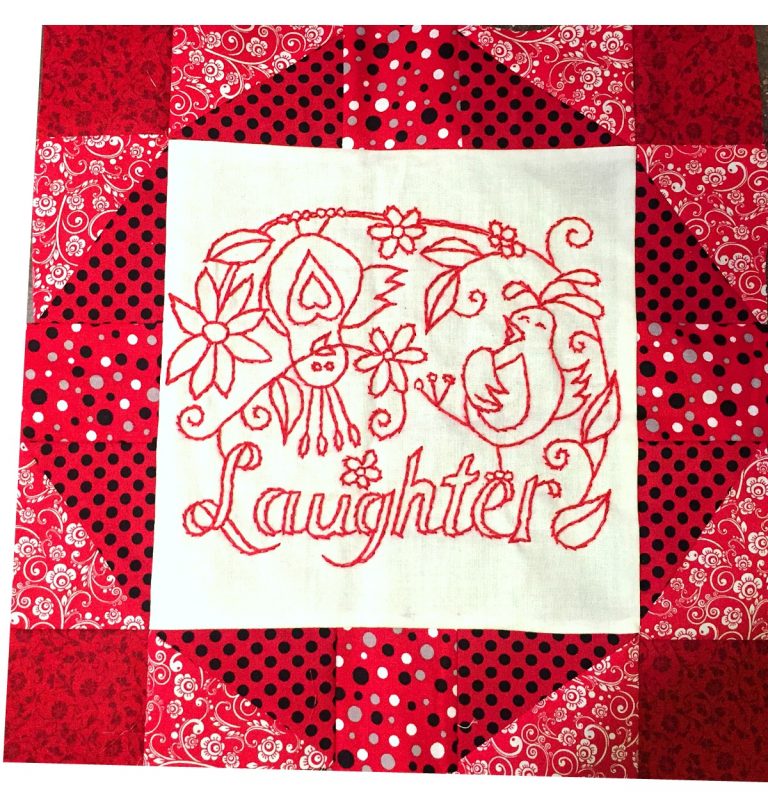 Quilt Pattern- Words to Live By: Laughter