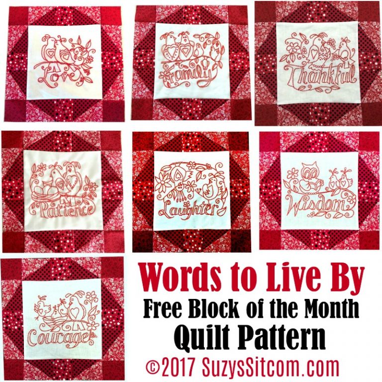 Words to Live By Quilt Pattern Series- THANKFUL