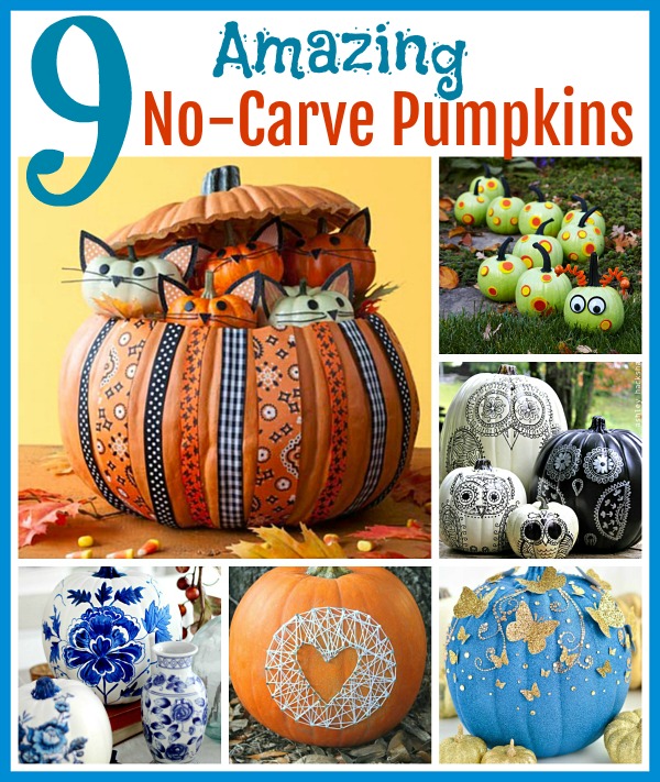 9 Amazing No-Carve Pumpkin Ideas!