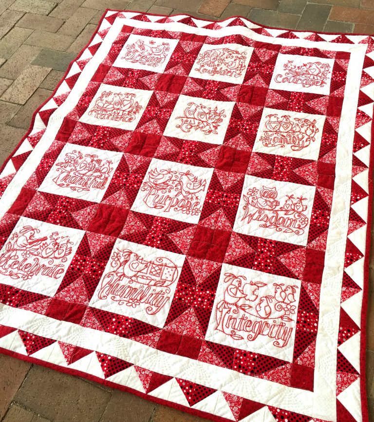 Words to Live By Quilt Pattern is now Available!