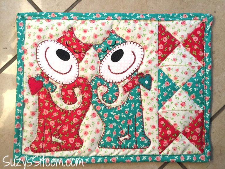 Block of the Month Pattern- Purrfect Love