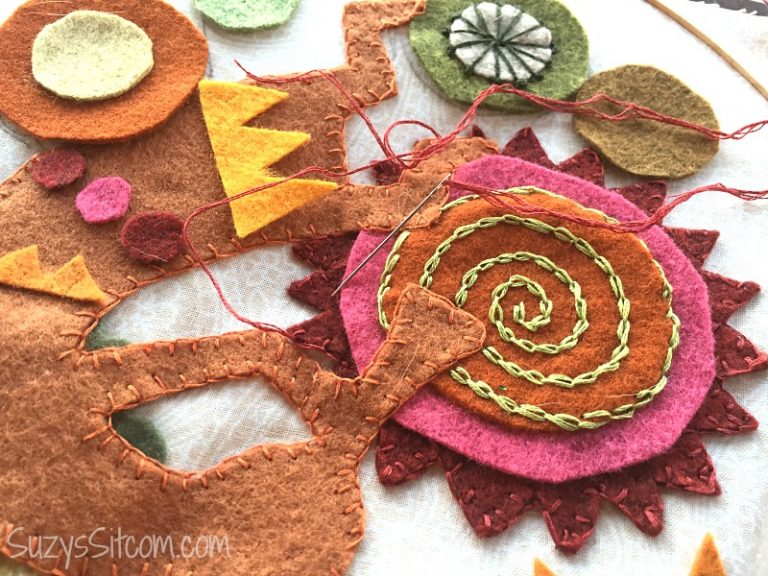 How to Applique with Wool Blend Felt
