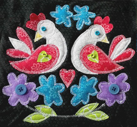 Love birds Block of the Month quilt pattern