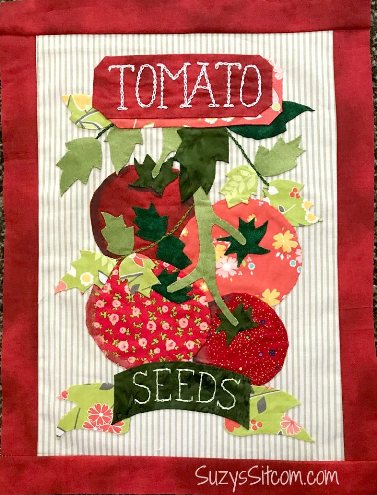 grandmas garden tomatoes quilt pattern