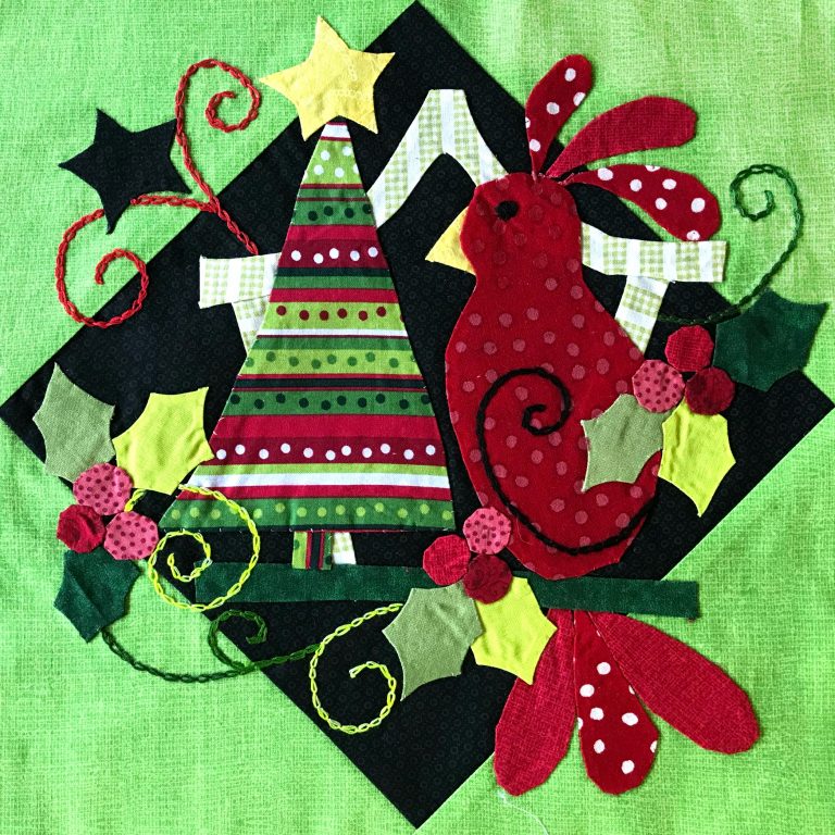 Holiday for the Birds Sew Along- Block #2