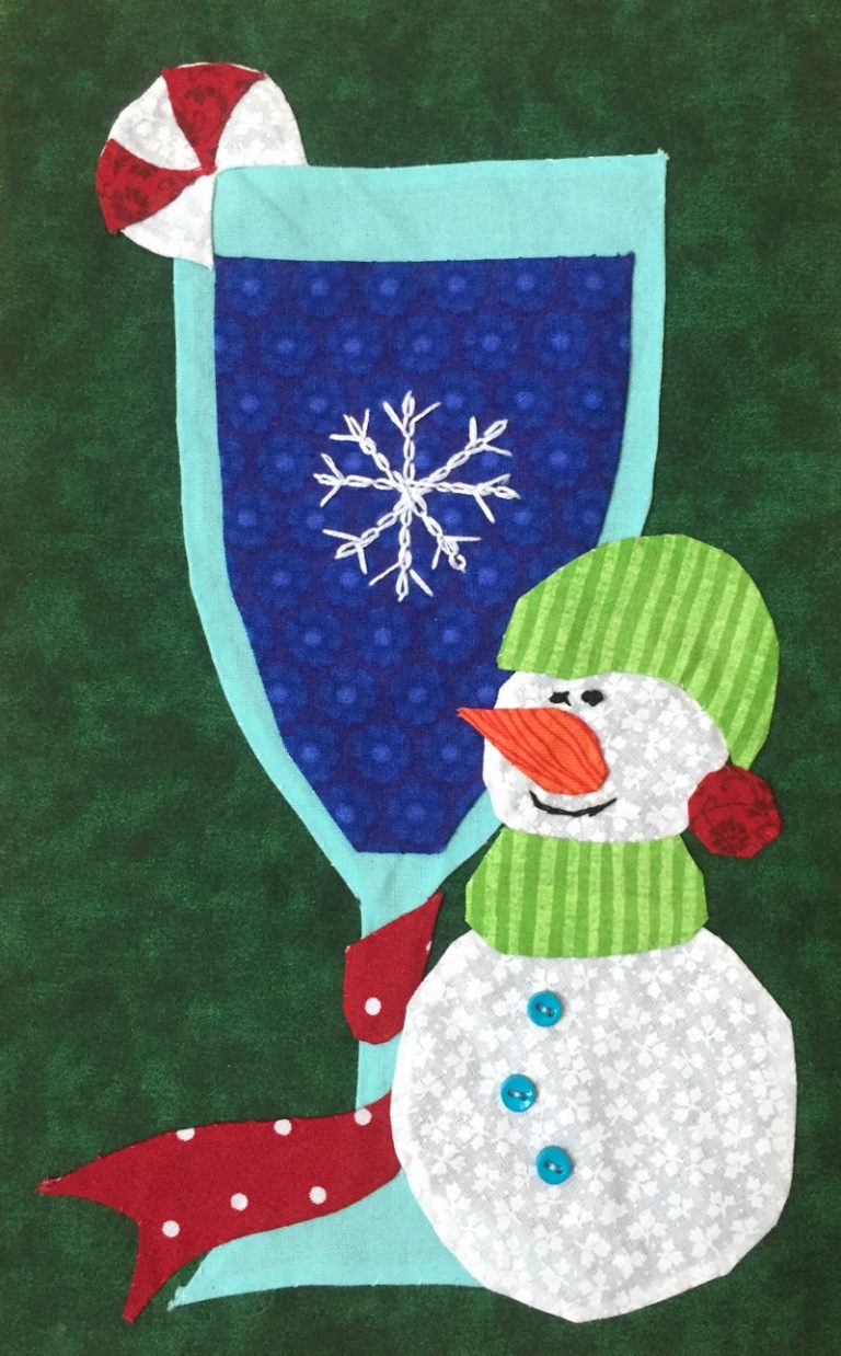 Quilt Block of the Week: Snowman!