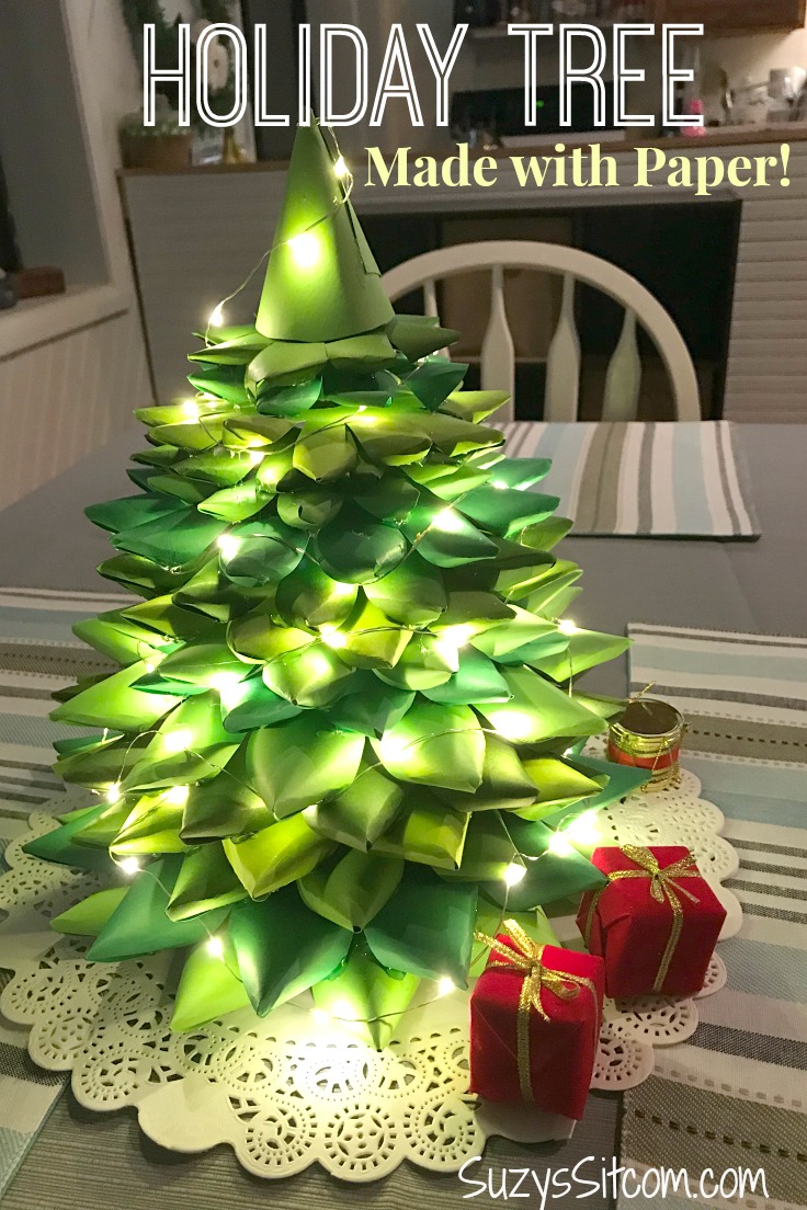 DIY Paper Christmas Trees