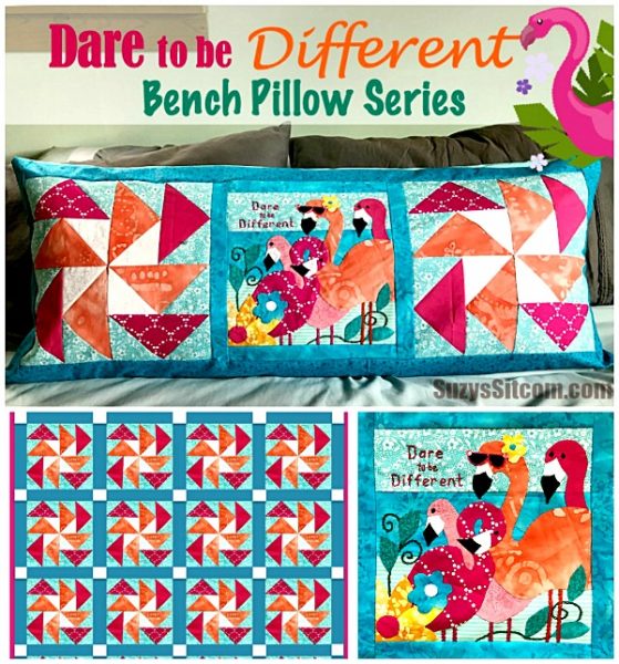 Bench Pillow Series Pattern Dare to be Different