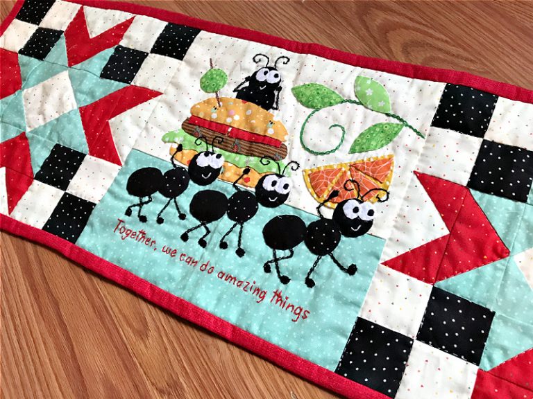New Table Runner Series Pattern: One by One