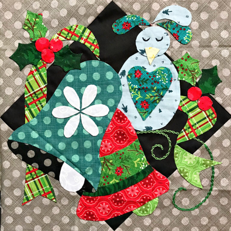 Holiday for the Birds Too Sew Along- Block 2