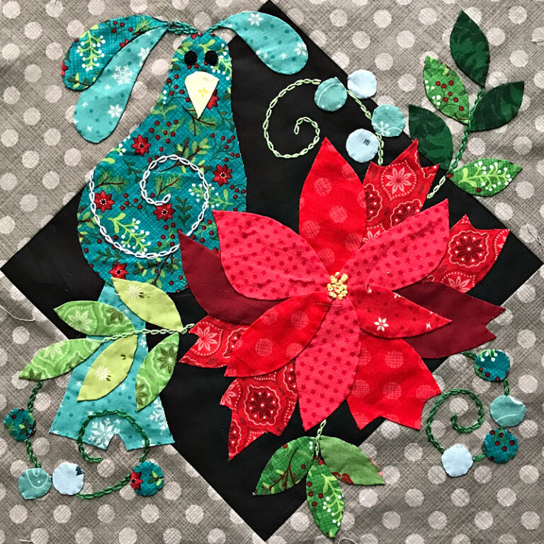 Holiday for the Birds Too Sew Along- Block 3