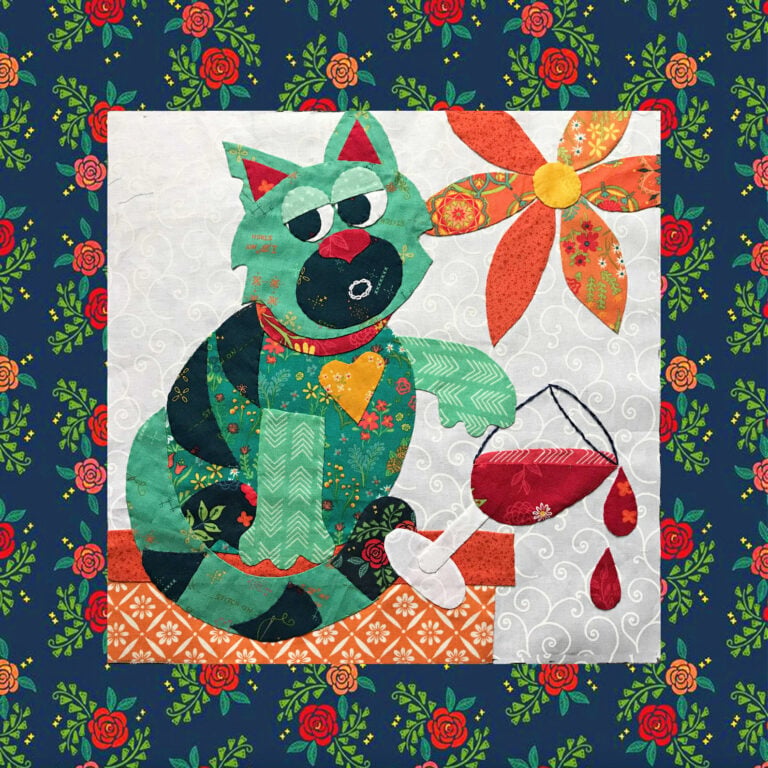 Purrfection Sew Along- Block 2