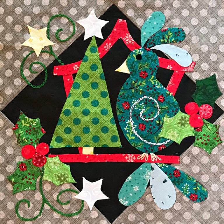 Holiday for the Birds Too Sew Along- Block 5