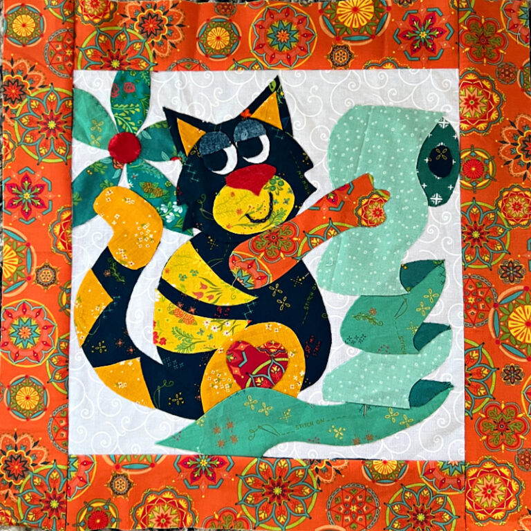 Purrfection Sew Along- Block 4