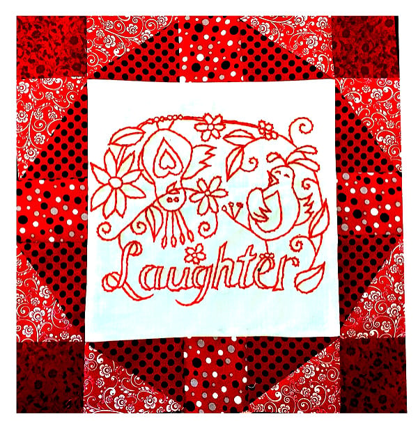 Words to Live By Sew Along- Block 2