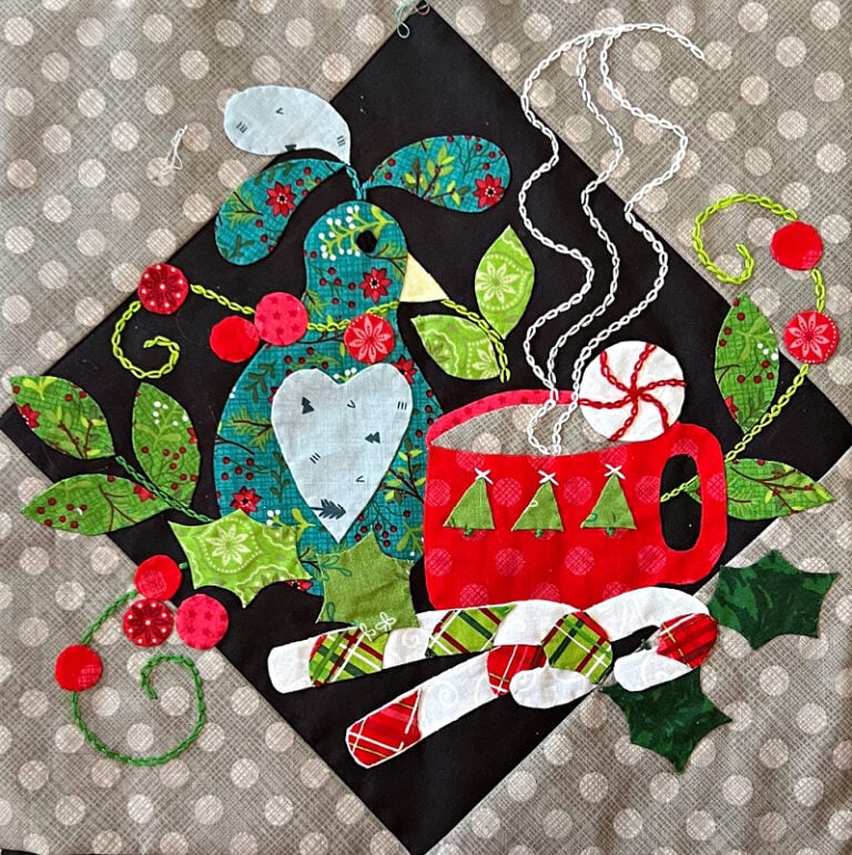 Holiday for the Birds Too Sew Along- Block 8