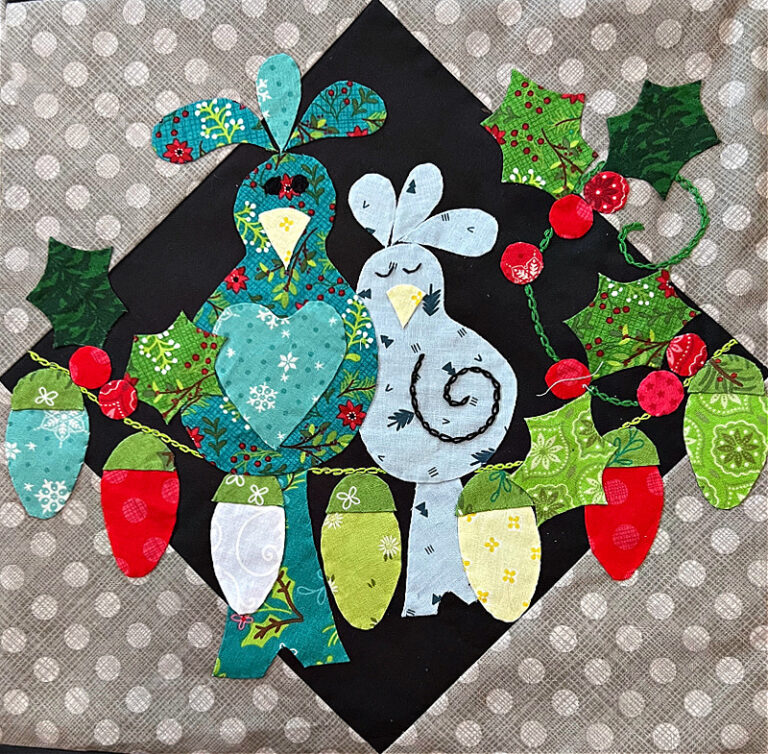 Holiday for the Birds Too Sew Along- Block 10