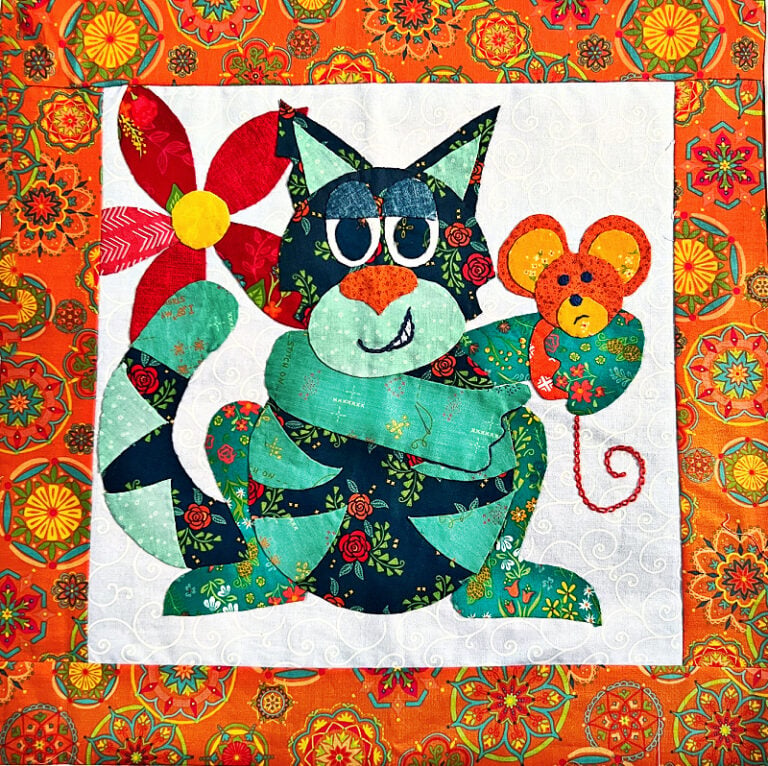 Purrfection Sew Along- Block 8
