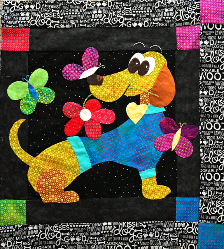 Happy Tails Sew Along- Block 2