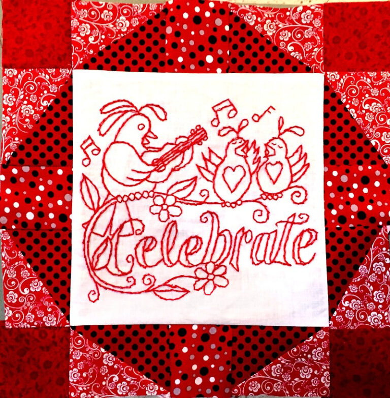 Words to Live By Sew Along- Block 10