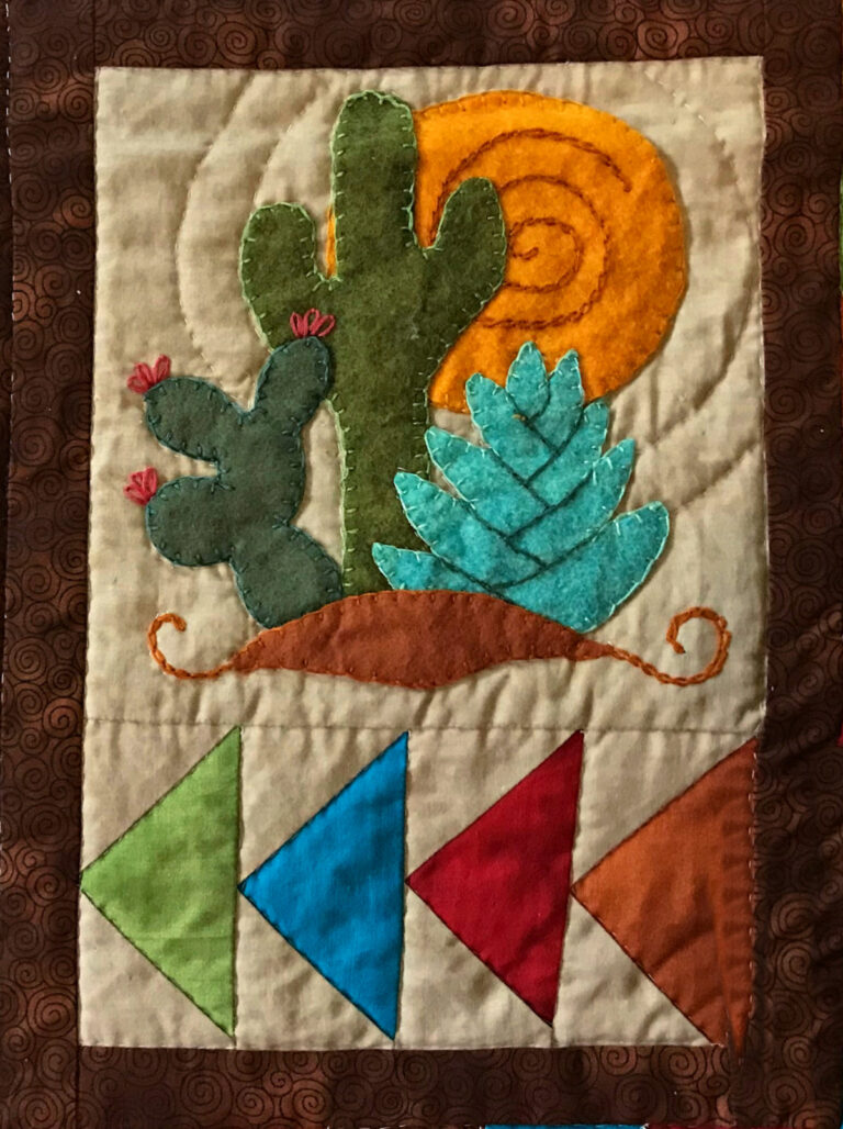 Sonoran Trail Sew Along- Block 14 and Finishing