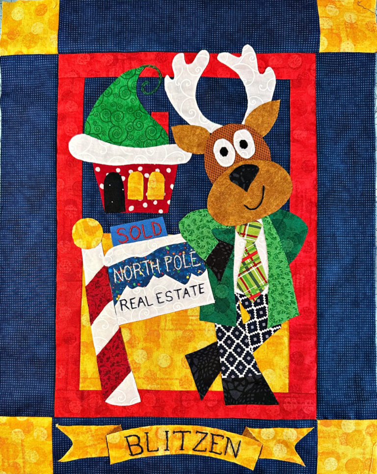 North Pole Moonlighters Sew Along- Block 2