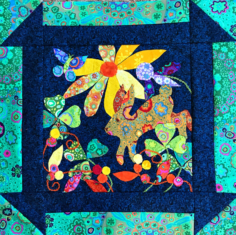 Esmeraldas Garden Sew Along- Block 3