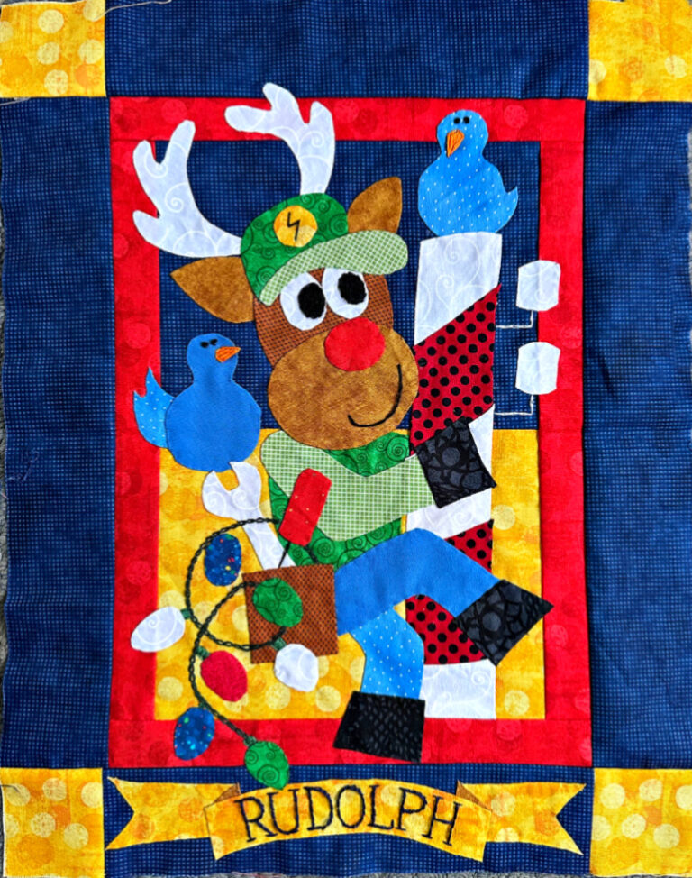 North Pole Moonlighters Sew Along- Block 9 and Finishing