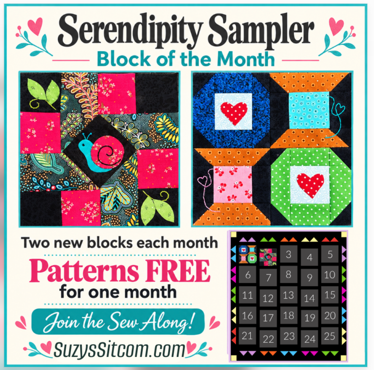 Serendipity Sampler Block of the Month